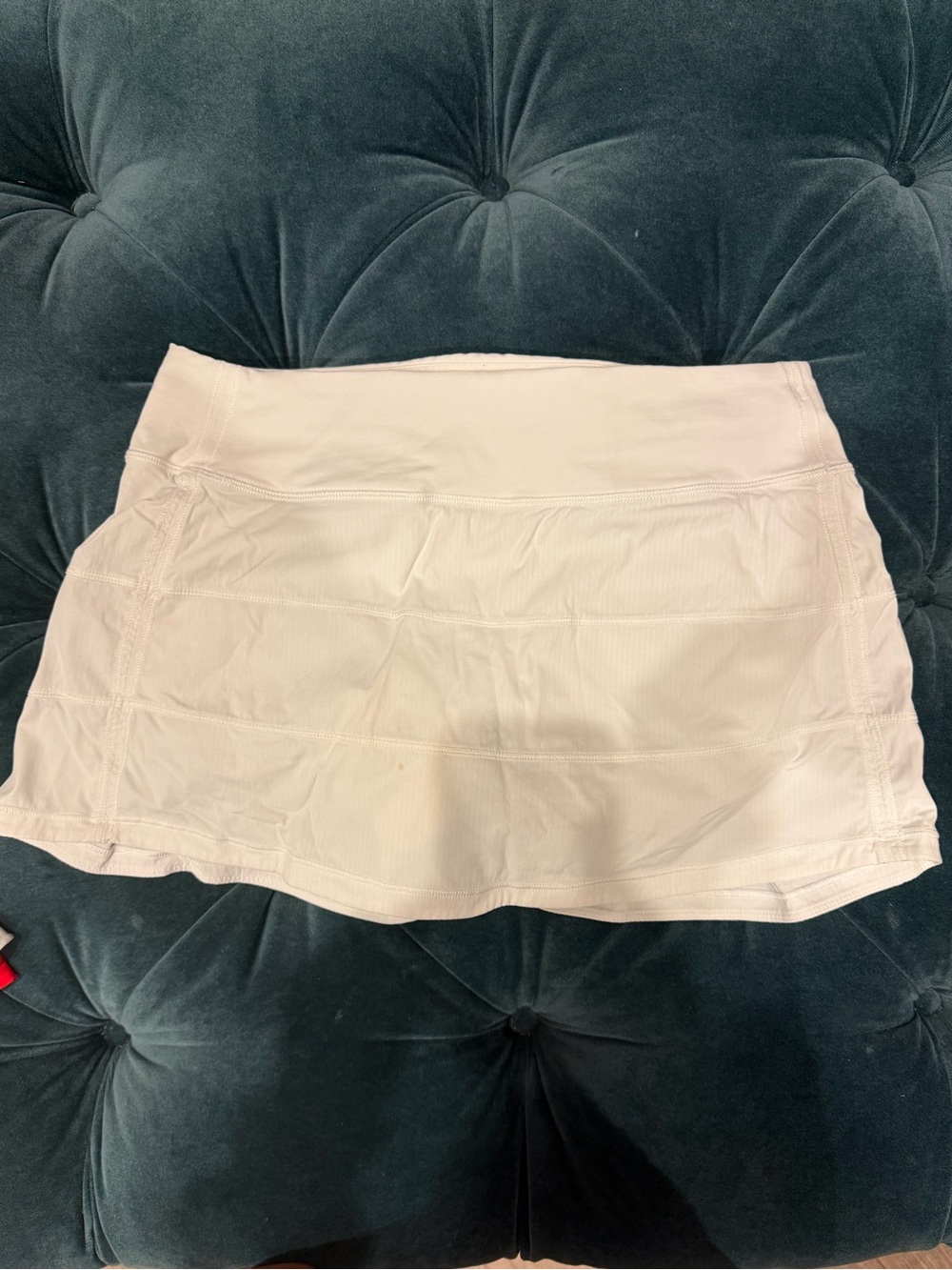 lululemon athletica White pace rival skirt